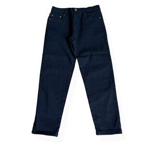 NEW Zara Boys 9 Straight Fit Jeans Dark Gray Black Denim NWT